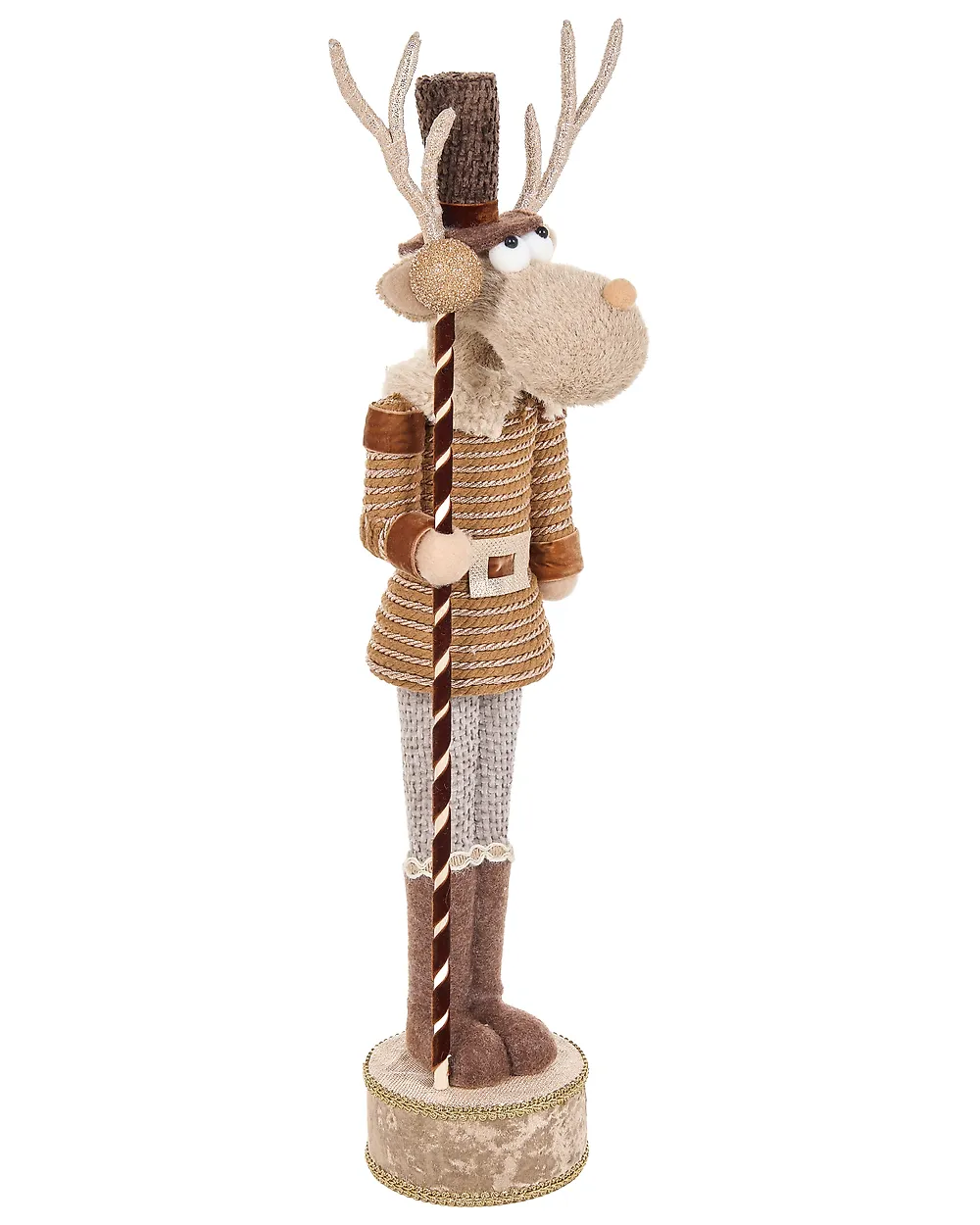 Set od 2 dekorativne figurice HAMARI 66/68 cm Medvjed Subota bež_1156742