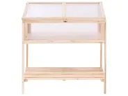 Balkongewächshaus ARANOVA 80 cm 58 cm Tannenholz Hellbraun_1024072