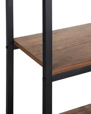 Shelving Unit TIFTON 158 cm Dark Brown_758775