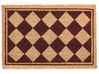 Fußmatte CARDONA Beige / Braun 40 x 60 cm Kokosfasern