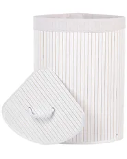 Laundry Basket MATARA Bamboo White 57 L_849000