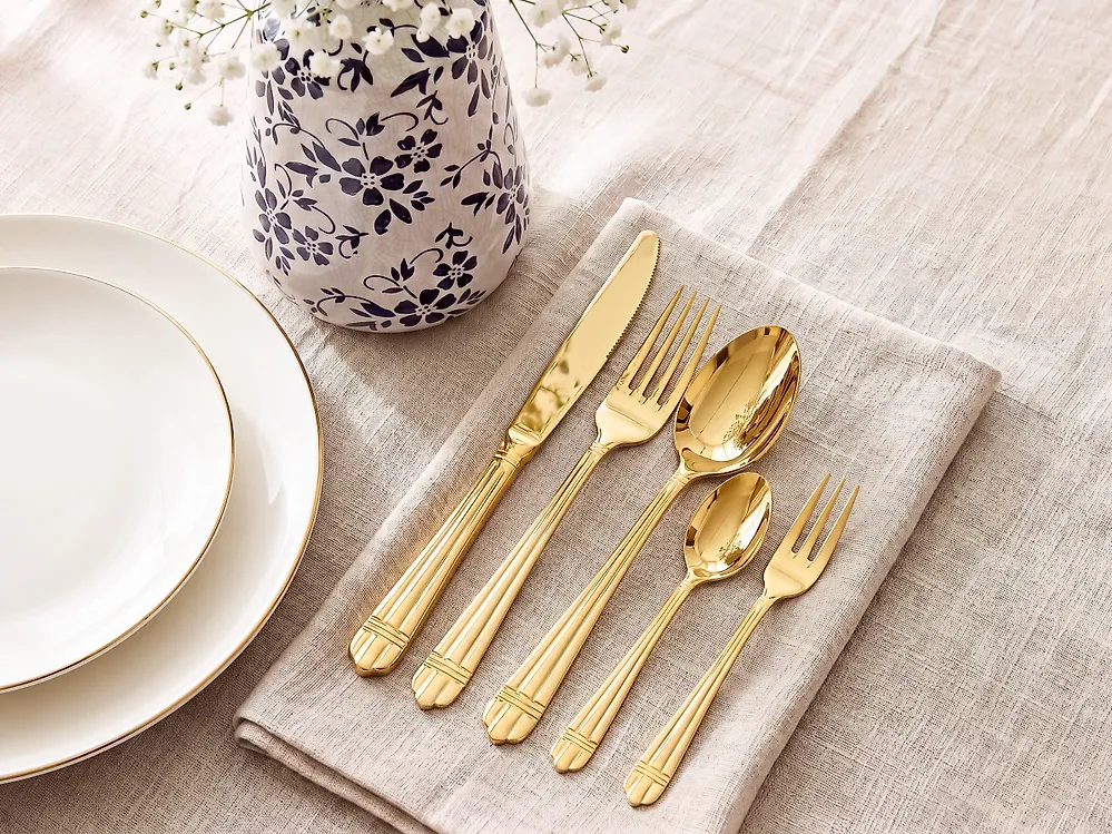 Besteckset 30-teilig GARGANELLI Gold