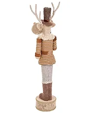 Set od 2 dekorativne figurice HAMARI 66/68 cm Medvjed Subota bež_1156744