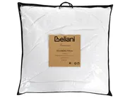Kopfkissen 2er Set FELDBERG Hoch 80 x 80 cm Entenfedern und Daunen Weiß_1020400