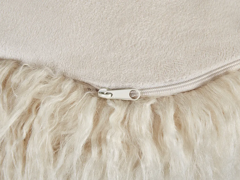 Pouf TUKKI Webpelz Hellbeige_938902