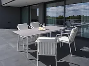 Gartentisch TOLENTINO 180 cm 90 cm Steinoptik Travertinoptik_1175537