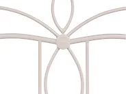 Bett mit Lattenrost Metall ANTLIA 140 x 200 cm Hellbeige_1165231
