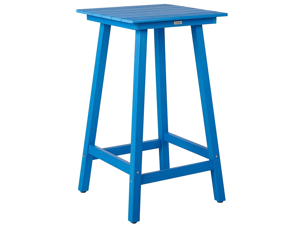Garten Bartisch ADIRONDACK 60 cm 59 cm Kunststoff Blau