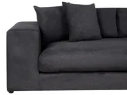 Sofa 3 Seater GLORVIKA Fabric Black_927869
