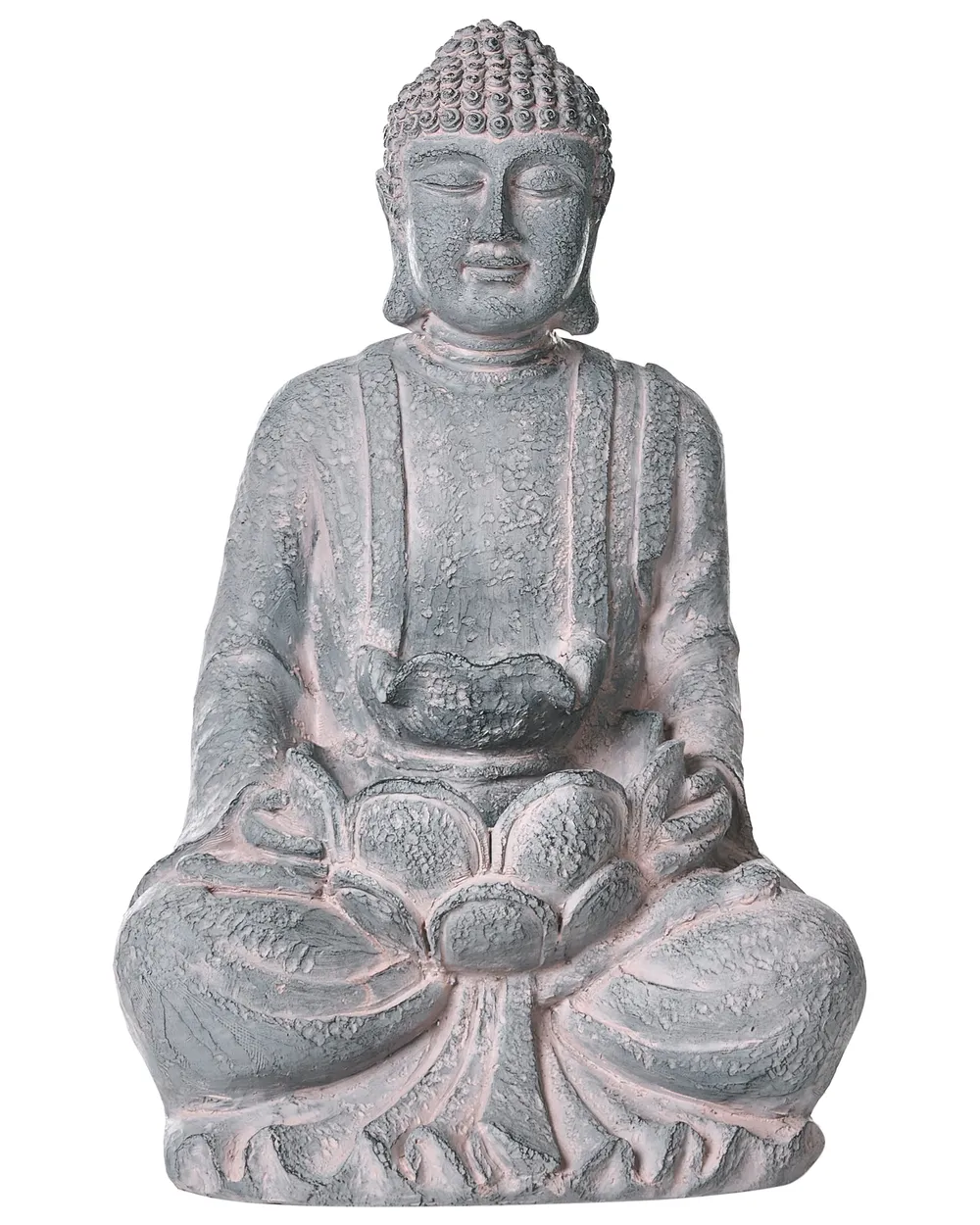 Gartenbrunnen LED URLANTE Buddha Grau_1064133
