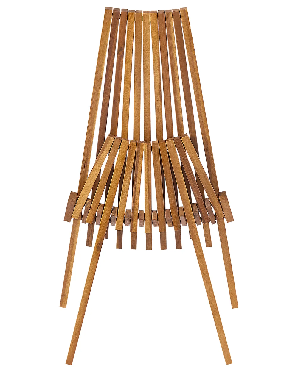 Gartenstuhl 2er Set BELLANO Akazienholz Braun_929811