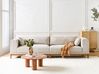 Sofa 4-Sitzer VENG Stoff Hellbeige