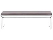 Bankauflage TUSCANIA 157 x 34 cm Grau_1133338