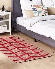 Teppich SIVAS Rot 80 x 150 cm Baumwolle_1184362