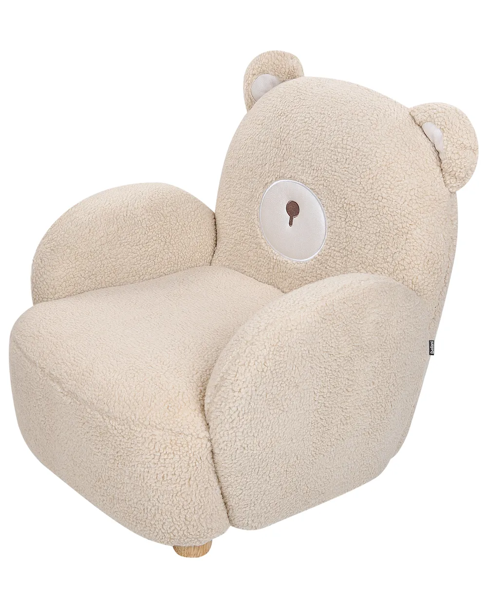 Kids Armchair Teddy Bear BOO Boucle Beige_886964