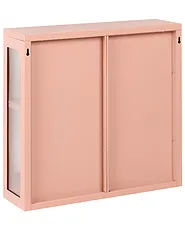 Wandschrank HARLYN 60 cm Metall Pfirsichrosa_1160902