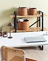 Aufbewahrungskorb 3er Set ARAM Kunstleder Braun