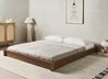 Bett ohne Kopfteil Holz ANTRAS 160 x 200 cm Dunkelbraun