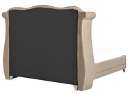 Bed Velvet AYETTE 180 x 200 cm (EU Super King) Taupe_832163