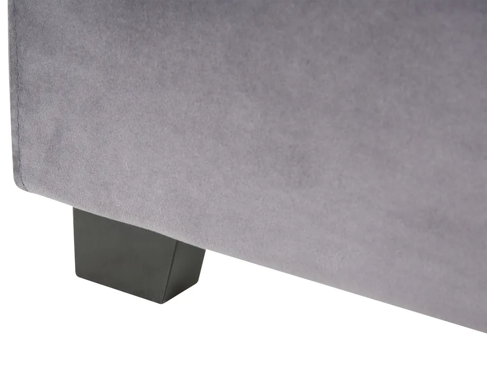 Vodeni krevet Samet ROUEN 140 x 200 cm Tamnosivi_1004700