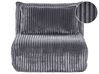 Single Sofa Bed LYSEKIL Corduroy Grey