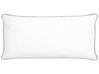 Kopfkissen PELISTER Niedrig 40 x 80 cm Mikrofaser Weiß