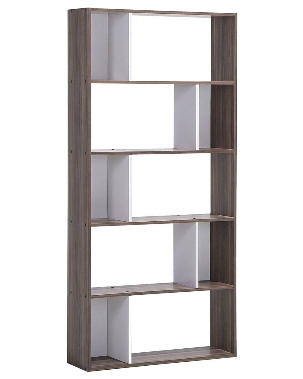 5 Tier Bookcase ORILLA 174 cm Dark Brown