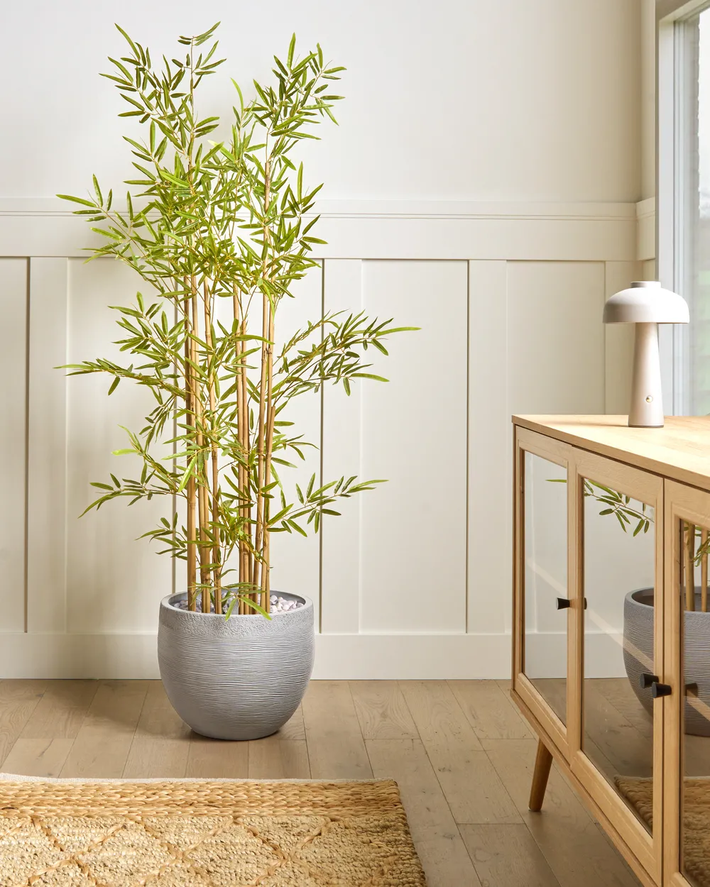 Blumenkübel ZAKROS 38 cm Grau