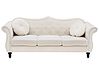 Sofa 3-Sitzer SKIEN II Samtstoff Hellbeige