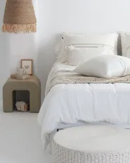 Bett mit Schubladen ohne Kopfteil GIAT Holz Weiß 160 x 200 cm_1056472