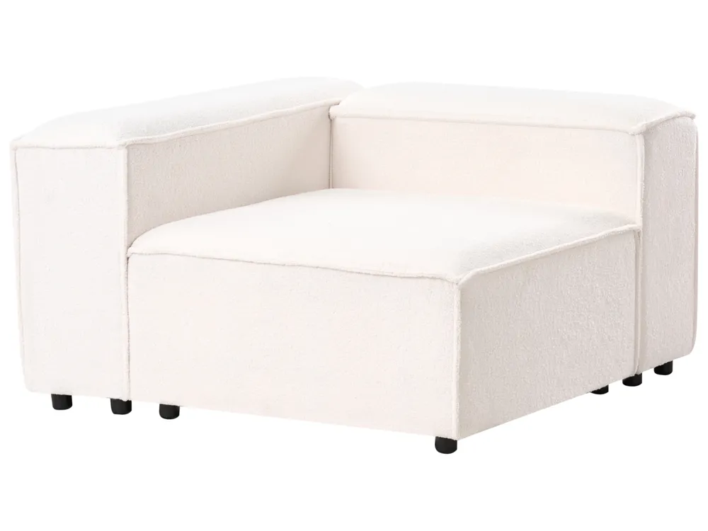 Modular Corner Sofa 5 Seater ARDAL Boucle Off-White Left Hand_1011550