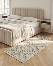 Rug URLA Beige 80 x 150 cm Wool_1183548