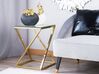 Beistelltisch BEVERLY Glas Gold