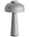 Kabellose LED Tischlampe AGUSAN mit Dimmer Metall Grau
