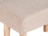 Footstool TAKOMA Boucle Light Beige_850208