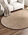 Shaggy-Teppich DEMRE Sandbeige 160 x 230 cm