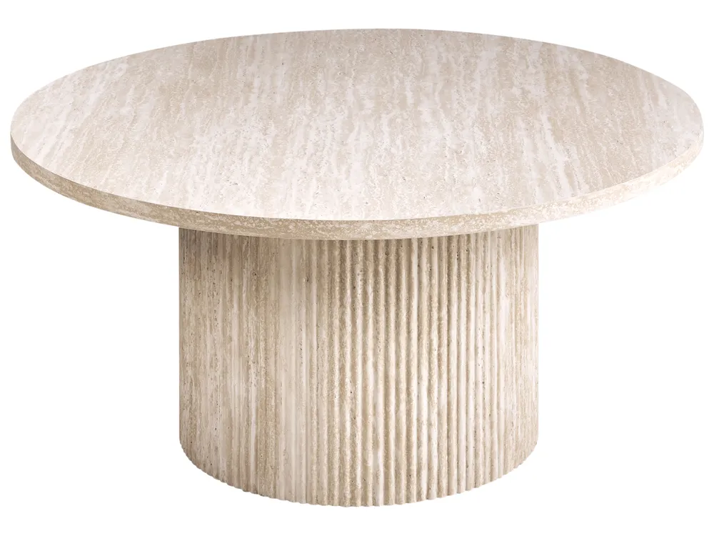 Couchtisch AMMON Travertinoptik