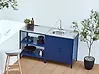 Outdoor-Kücheninsel VILAMA Blau