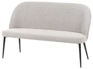 Dining Bench 2 Seater OSBY Fabric Light Grey_929141
