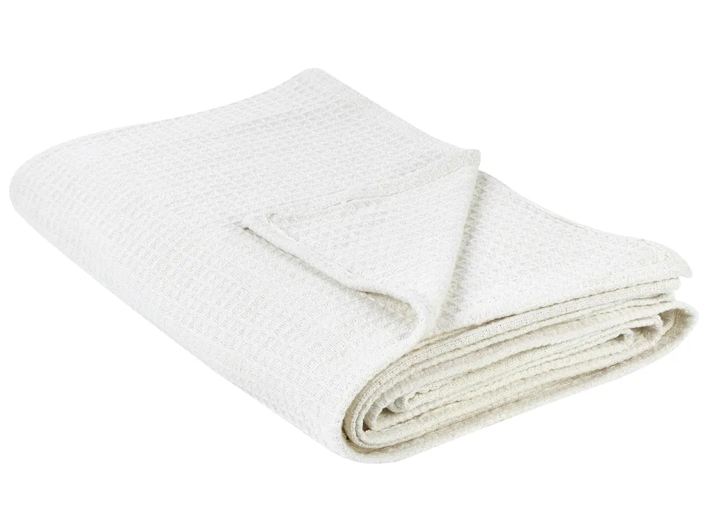Tagesdecke RAGALA Baumwolle 200 x 220 cm Hellbeige