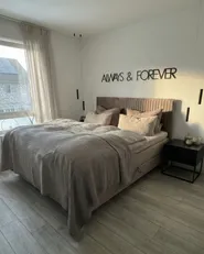 Boxspringbett mit Stauraum OFFICER Stoff Taupe 180 x 200 cm_1050419
