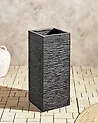 Blumenkübel DION 26 cm Schwarz