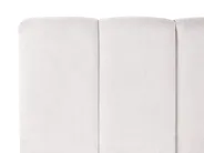 Bett mit Stauraum VAUVERT Stoff Cremeweiß 160 x 200 cm_1093320