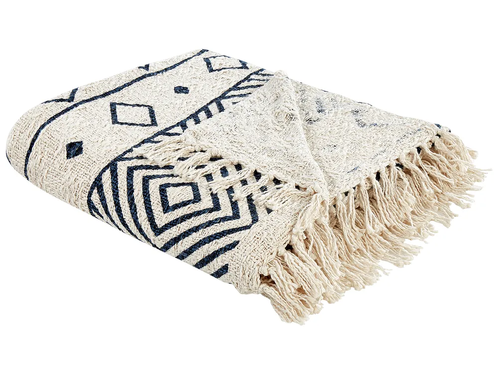 Kuscheldecke NAJUY Baumwolle 150 x 200 cm Beige
