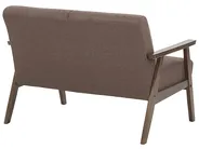 Sofa 2-Sitzer ASNES Stoff Braun_786890
