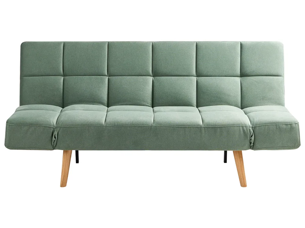 Schlafsofa 2-Sitzer INGARO Stoff Hellgrün