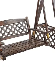 Hollywoodschaukel SENARICA Fichtenholz Dunkelbraun_959654