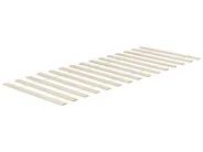 Bett mit Lattenrost Kiefernholz BONNAC 90 x 200 cm Weiß_911543