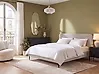 Lit avec sommier Velours BRIN 180 x 200 cm Beige