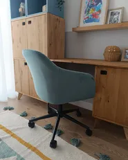 Desk Chair VENICE Velvet Mint Green_982466